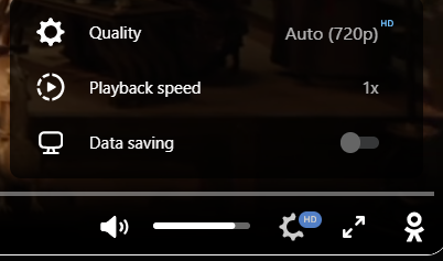 Paso 1: Seleccionar Quality en el menú de Ok.ru